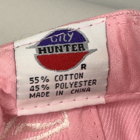 Patriots NFL Football Pink Logo Adjustable Baseball Cap Hat By City Hunter - Picture 6 of 7